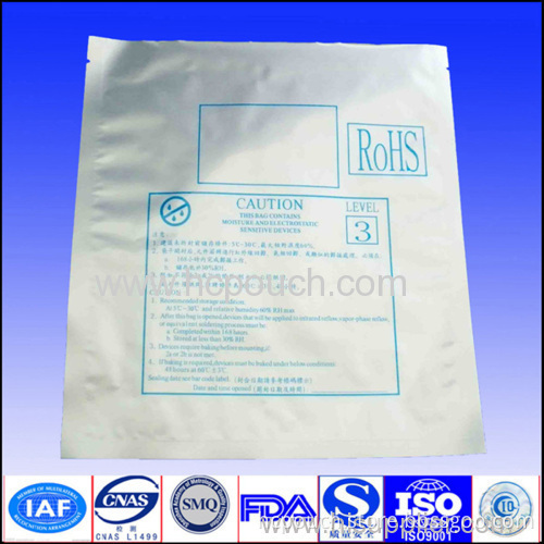 Made In China! 3-sides Seal Aluminium Foil Food Bag 